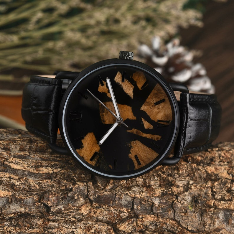 Anniversary Gift for Him,Wood Watch,Personalized Watch,Engraved Watch, Christmas Gift,Groomsmen Watch,Mens Watch,Boyfriend Gift, GT087 image 7