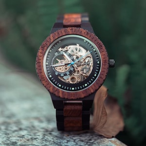Engraved Wooden Watch for Men, unique gifts for him, gift ideas, Christmas Gifts