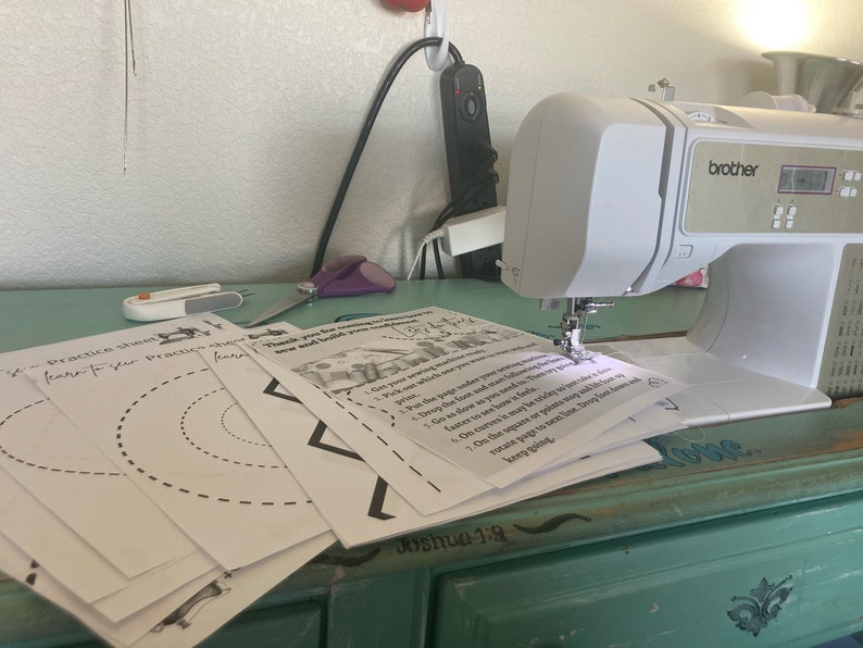 Learn to Sew Practice Sheets Printable Sewing Practice Worksheets