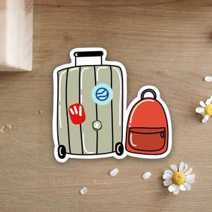 Aimant de voyage valise | Aimant mignon pour les amoureux des voyages, aimant pour réfrigérateur, décoration de vacances, cadeau pour un souvenir de voyage globe-trotter