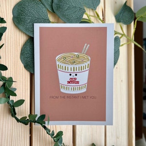 Instantané je vous ai rencontré carte | Jolie carte, carte d'anniversaire, carte d'amour, carte de voeux, pour lui, pour elle, jeu de mots