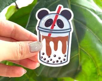 Bubble Tea Boba-stickers | Parelmelkthee, laptopstickers, schattige stickers, plakboekstickers, notitieboekjestickers, dagboekstickers, drankjes