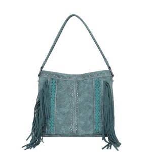 Concealed Carry Fringed Hobo Handbag Tote Bag-southwest Frringe ...