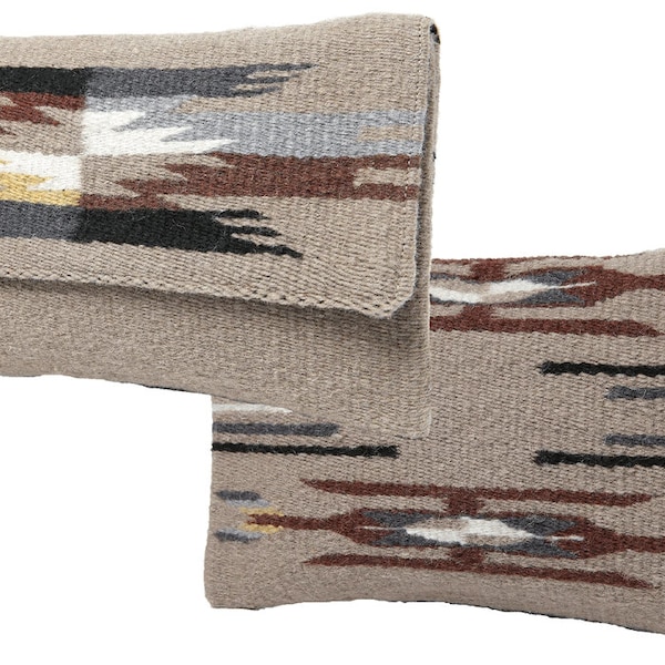 Chimayo Wool Clutch-Aztec Wool Purse