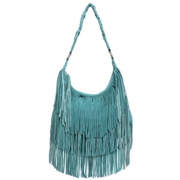 Wrangler Fringed Concealed Carry Shoulder Bag-Montana West Western Leather Bag