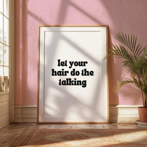 hair salon decor, hairstylist decor, hairstylist wall art, hair salon wall art, beauty salon decor, hairdresser gift, hair stylist gifts