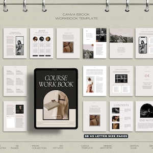 Dark Ebook Template, Moody Aesthetic ebook for Coaches, Ebook for Therapists, ebook Holistic Practitioners, Coach Ebook, Course Ebook