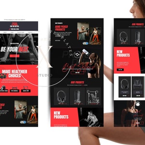 Canva Sales Page Template Coaching Course Sales Page, Sales Landing Page Template, Coaching Program Template Coaching Template Fitness image 3