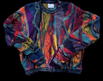 Vintage 90s Coogi Style 1/4 Zip Polo 