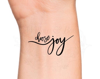 Joy Name Tattoo Designs