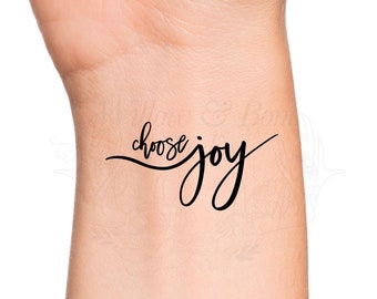 12 Joy Wrist Tattoos