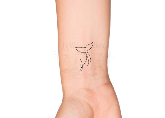Inkster® Dolphin Tattoo, Temporary Tattoo with EU Cosmetic Certification,  Waterproof + Vegan, Revolutionary 2-Week Tattoo, Fake Tattoos and Adhesive  Tattoos for Adults : Amazon.de: Beauty