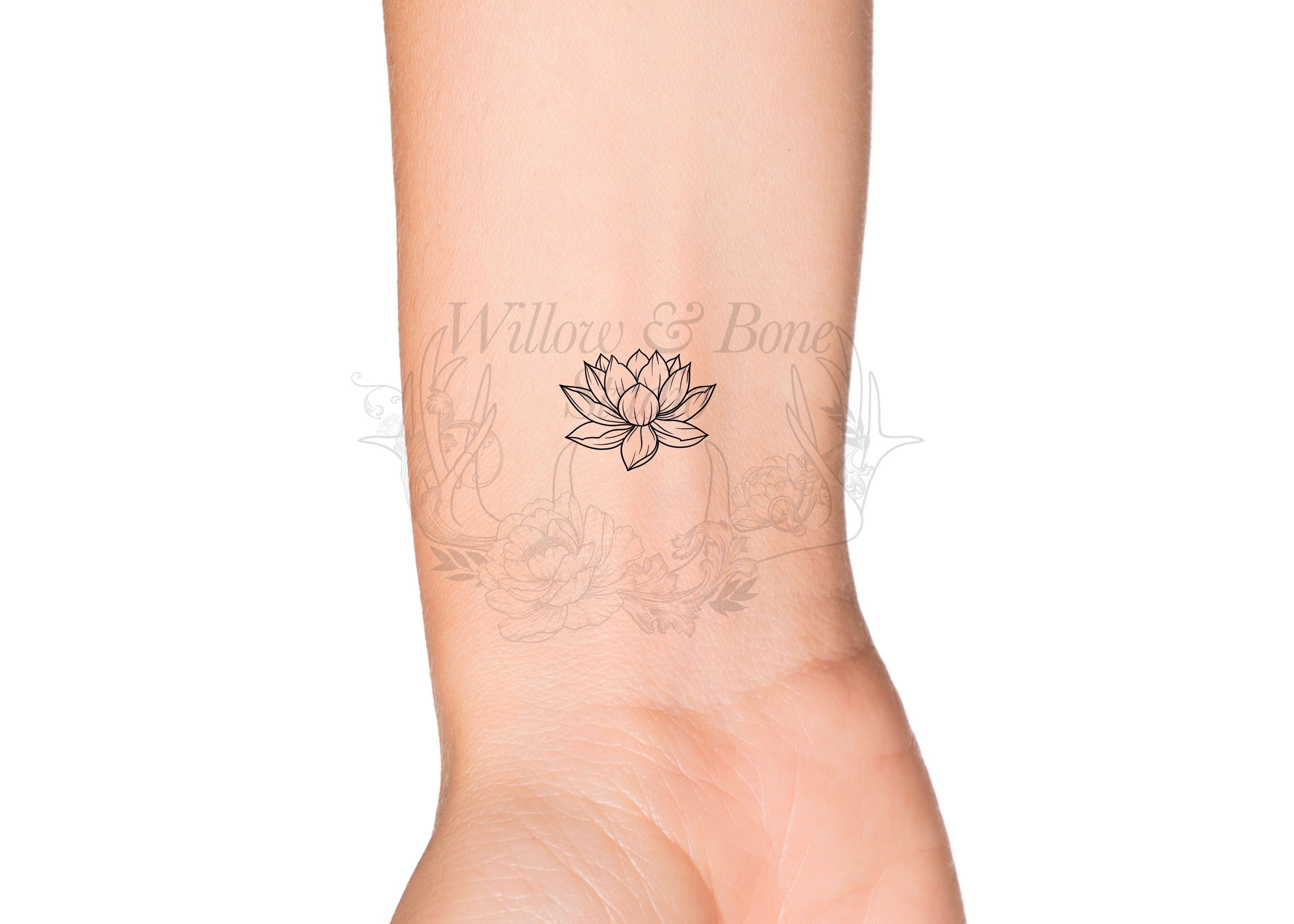 Water Lily Tattoo - Etsy