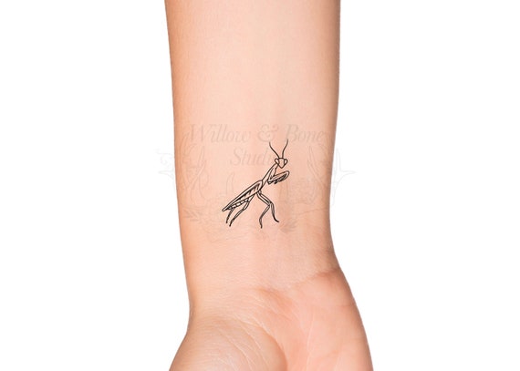 Praying Mantis Tattoo  Symbolism Meanings  More