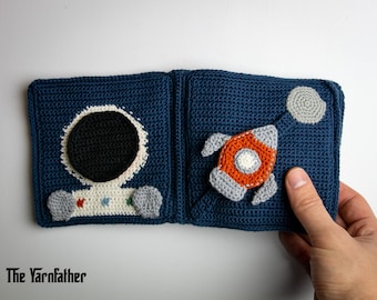 Baby Astronaut Book - Crochet Pattern | Quiet book | Amigurumi toy