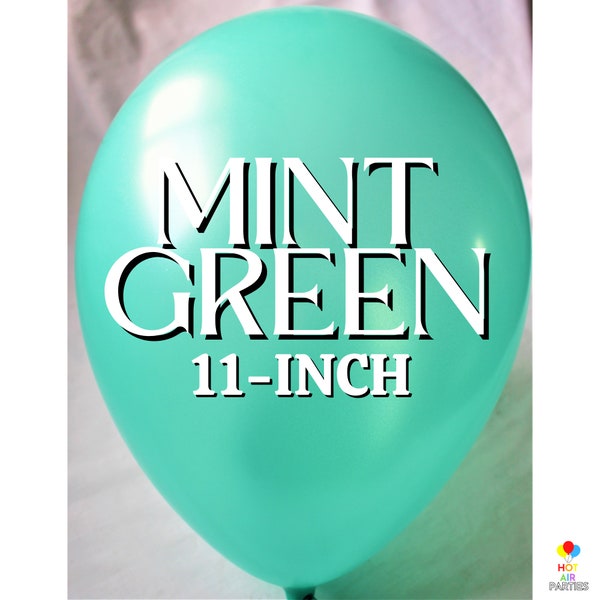 Pearl Mint Green Balloon - 11-inch Latex Balloons