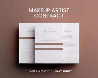 Makeup Artist Contract Template: Editable Agreement for Beauty Professionals