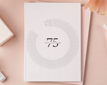 75 Soft Challenge Printable: 75 Day Habit Tracker & Self-Care Journal