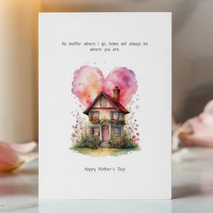 Tarjeta imprimible para el Día de la Madre, Tarjeta imprimible, Linda tarjeta imprimible para mamá, Descarga instantánea, Tarjeta para mamá, Plantilla Canva