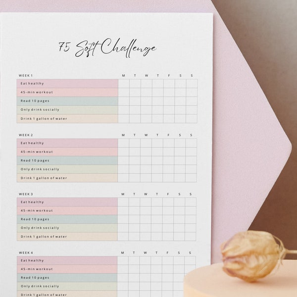 75 Day Challenge Canva Template Etsy 75 Day Challenge Canva Template Etsy