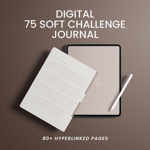75 Soft Challenge Tracker: Digital Fitness & Self-Care Journal