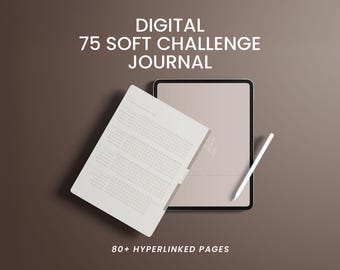 75 Soft Challenge Tracker: Digital Fitness & Self-Care Journal