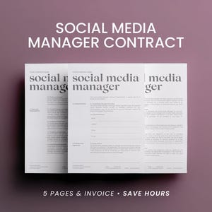 Modello di contratto per social media manager: contratto con cliente freelance