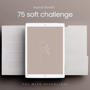 75 Soft Challenge Tracker: Digital Fitness & Self-Care Journal