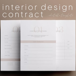 Contrato de cliente de diseñador de interiores, contrato de servicios de diseño de interiores, modelo de contrato entre cliente y diseñador, contrato de decoración de interiores