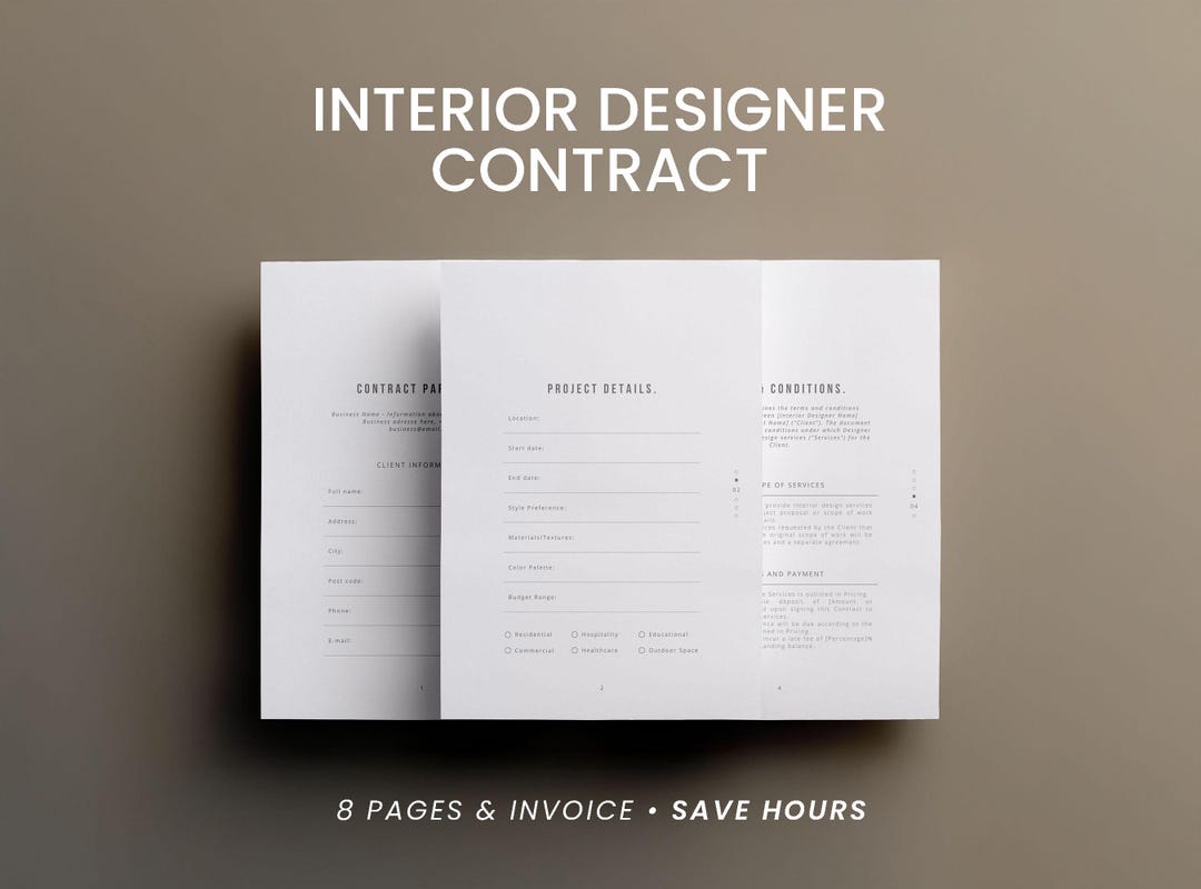 Image 13 for Interior Decorating Contract Template