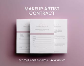 Makeup Artist Client Form: Editable Consultation Template for Beauty Services