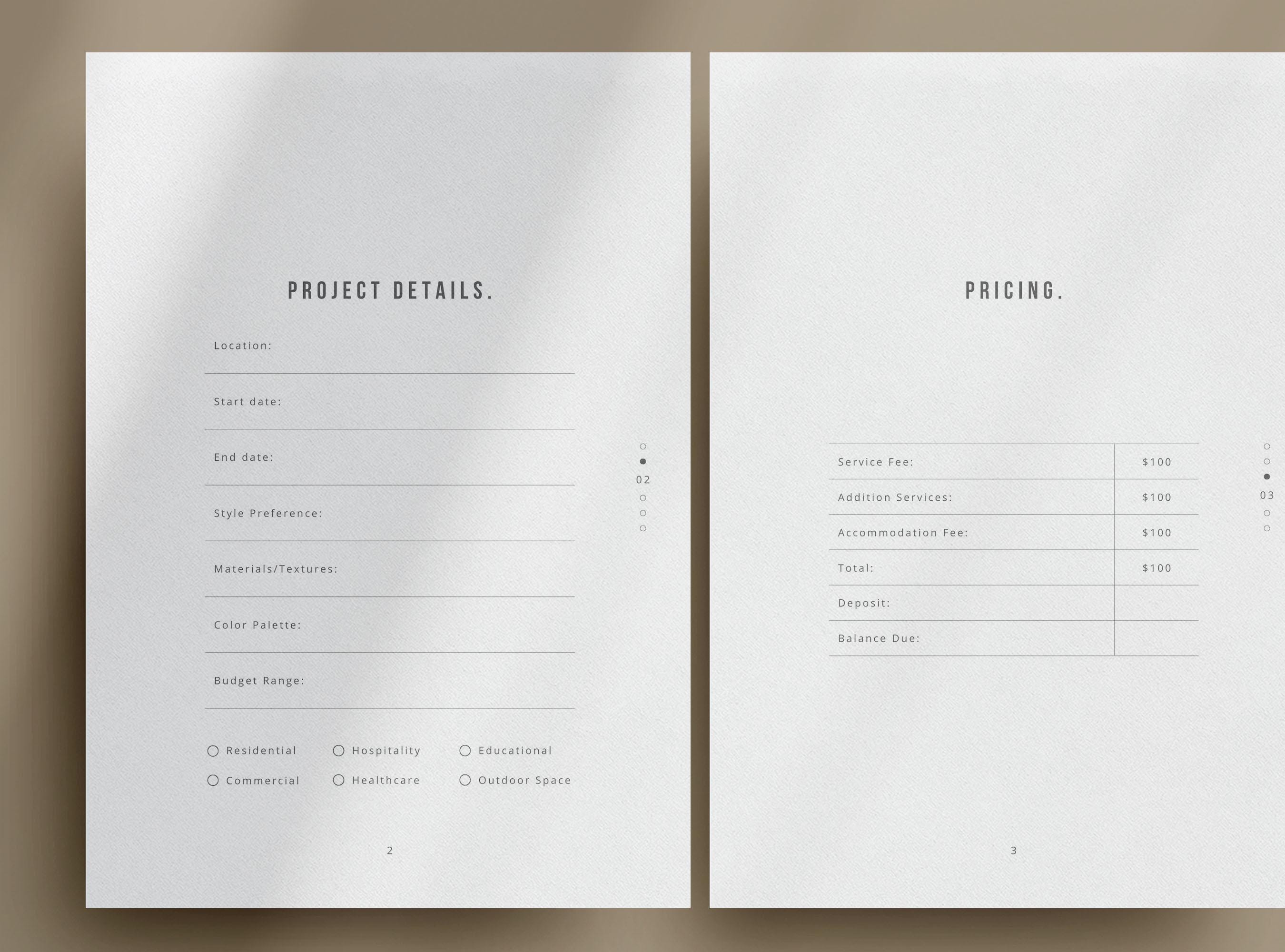 Interior Decorating Contract Template: Editable Agreement for Home