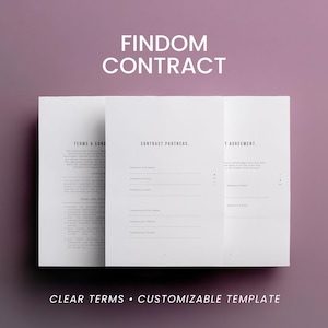 Findom Debt Contract Template: Editable Financial Dominatrix Agreement