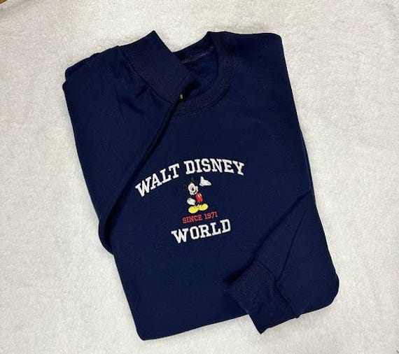 Walt disney world embroidered icons sweatshirt sale