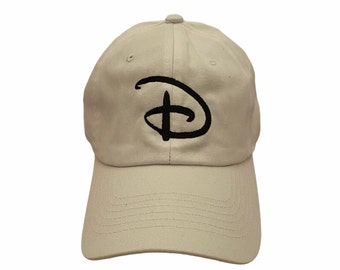 Disneyworld D Embroidered Baseball Dad Hat