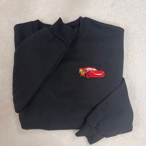 Disney's Cars Lightning McQueen, Mater or Sally Embroidered Crewneck Sweatshirt, Disney Movie, Cars Movie image 2