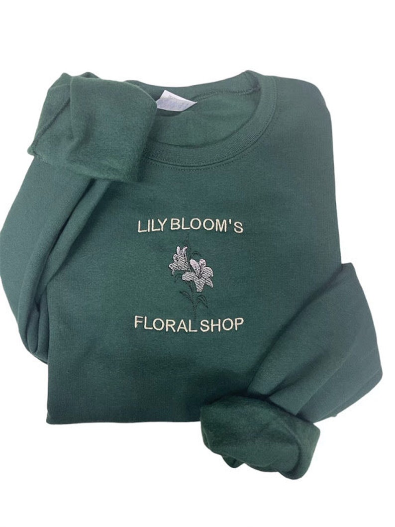 It Ends With Us Lily Bloom's Floral Shop Embroidered Etsy