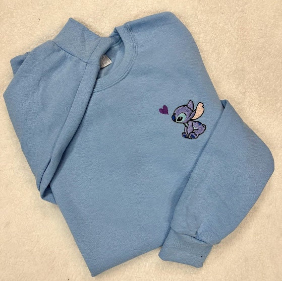Cheap Stitch Nike Embroidered Sweatshirt, Perfect Couple Gift For Halloween  – Jerry Clothing
