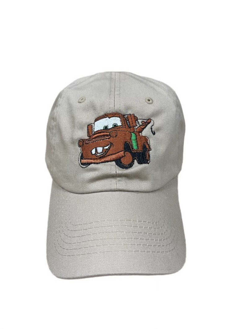 Disney Lightning Mcqueen Mater or Sally Embroidered Dad Etsy UK