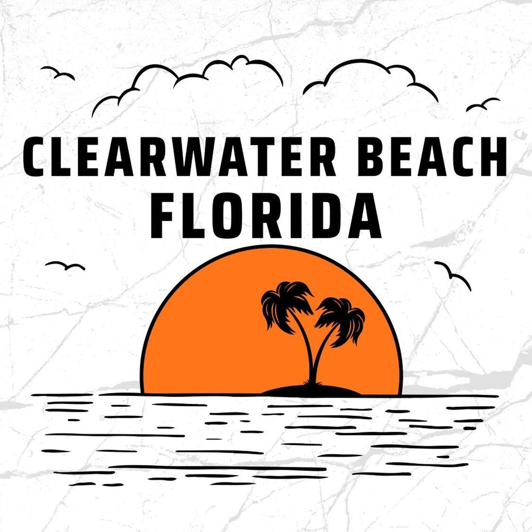 Clearwater Beach Florida Svg Svg, Dxf, Eps, Png, Jpg, Pdf, Clearwater