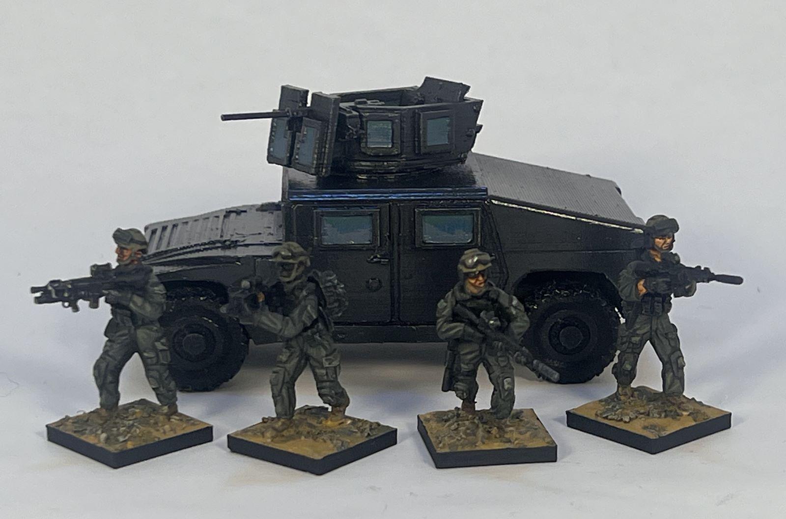 28mm USMC Specops Pmcs and Humvee - Etsy