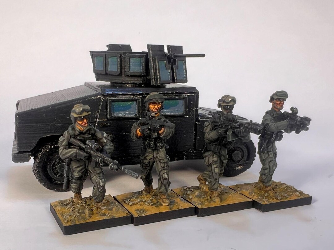28mm USMC Specops Pmcs and Humvee - Etsy