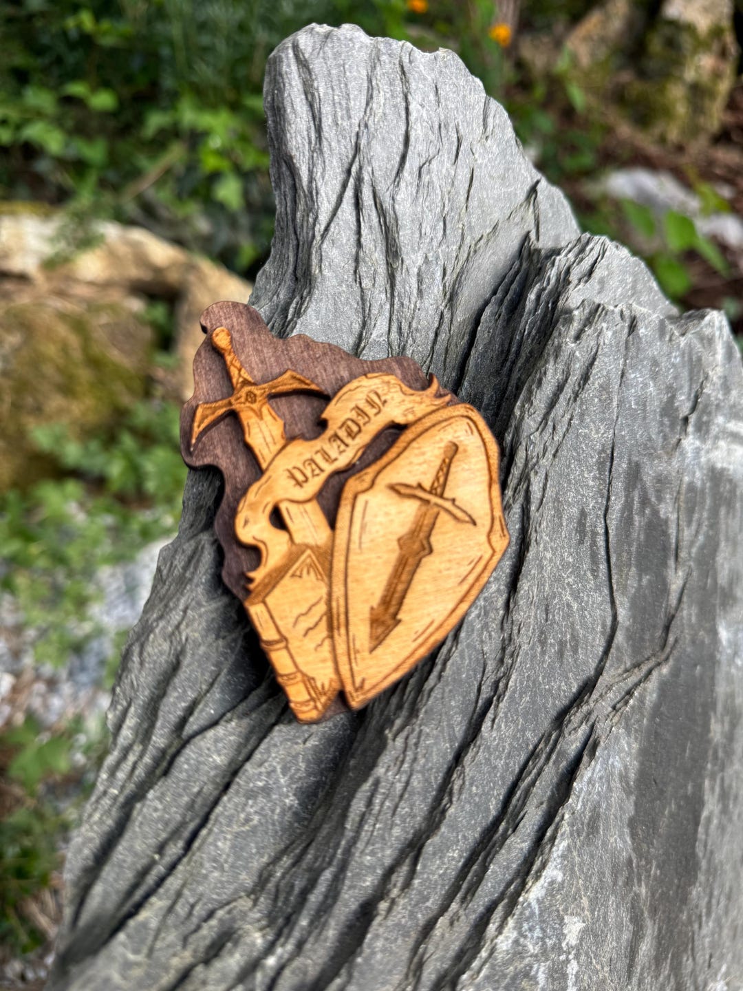 Paladin RPG Wooden Pin / Role-playing Game - Etsy