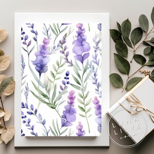 lavender prints, lavender design, botanical motifs, botanical prints, botanical paper, botanical digital prints, botanical digital art, botanical digital download, botanical digital art print, floral art, nature art, seamless, lavender flowers