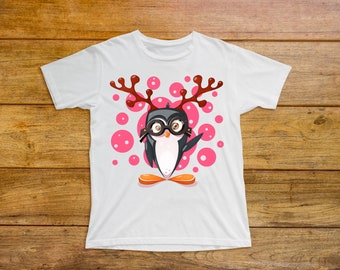 Unisex Valentine Penguin Tee