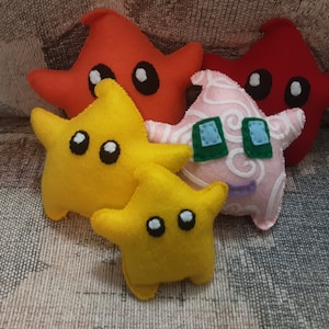 Ręcznie robiony pluszowy Mario Star