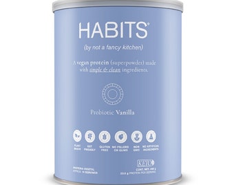 Habits Vegan Protein Powder with Probiotics - Vanilla