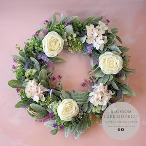 Summer Door Wreath,artificial flower wreath,handmade,year round wreath,summer decorative wreath,wreath for door,door decoration,summerwreath
