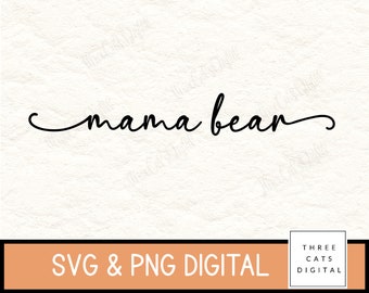 Mamá oso svg, oso mamá svg, mamá vida svg, día de la madre svg png, citas de mamá, refranes de mamá