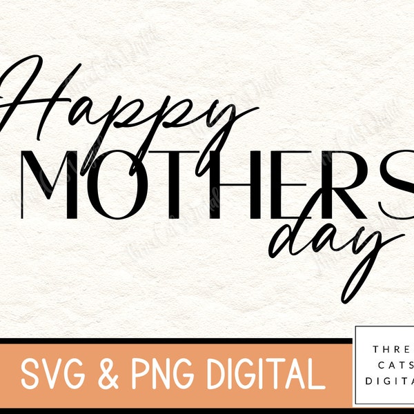 Happy Mothers day svg, happy mothers day from kids, cut file, instant download